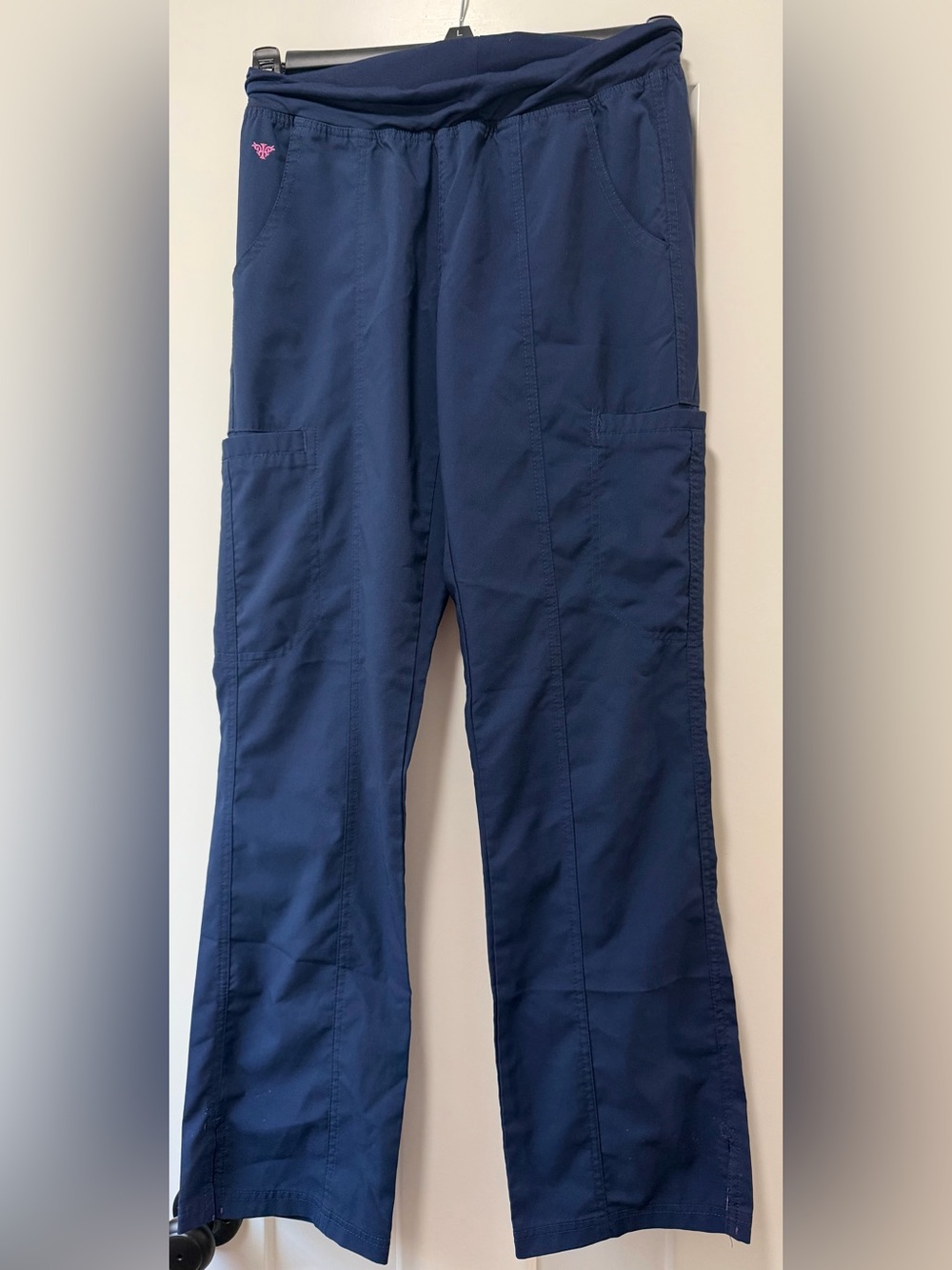 Women’s Navy Scrub Pants - med couture XS